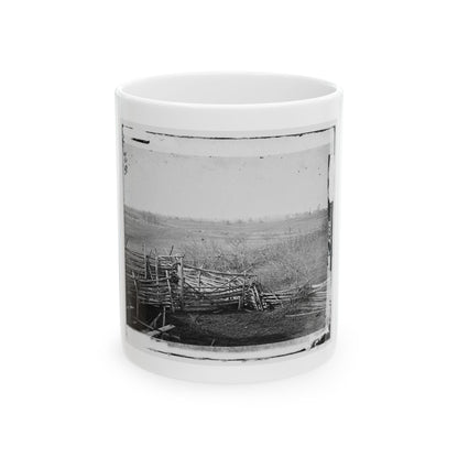 Bull Run, Va. View Of The Battlefield (U.S. Civil War) White Coffee Mug