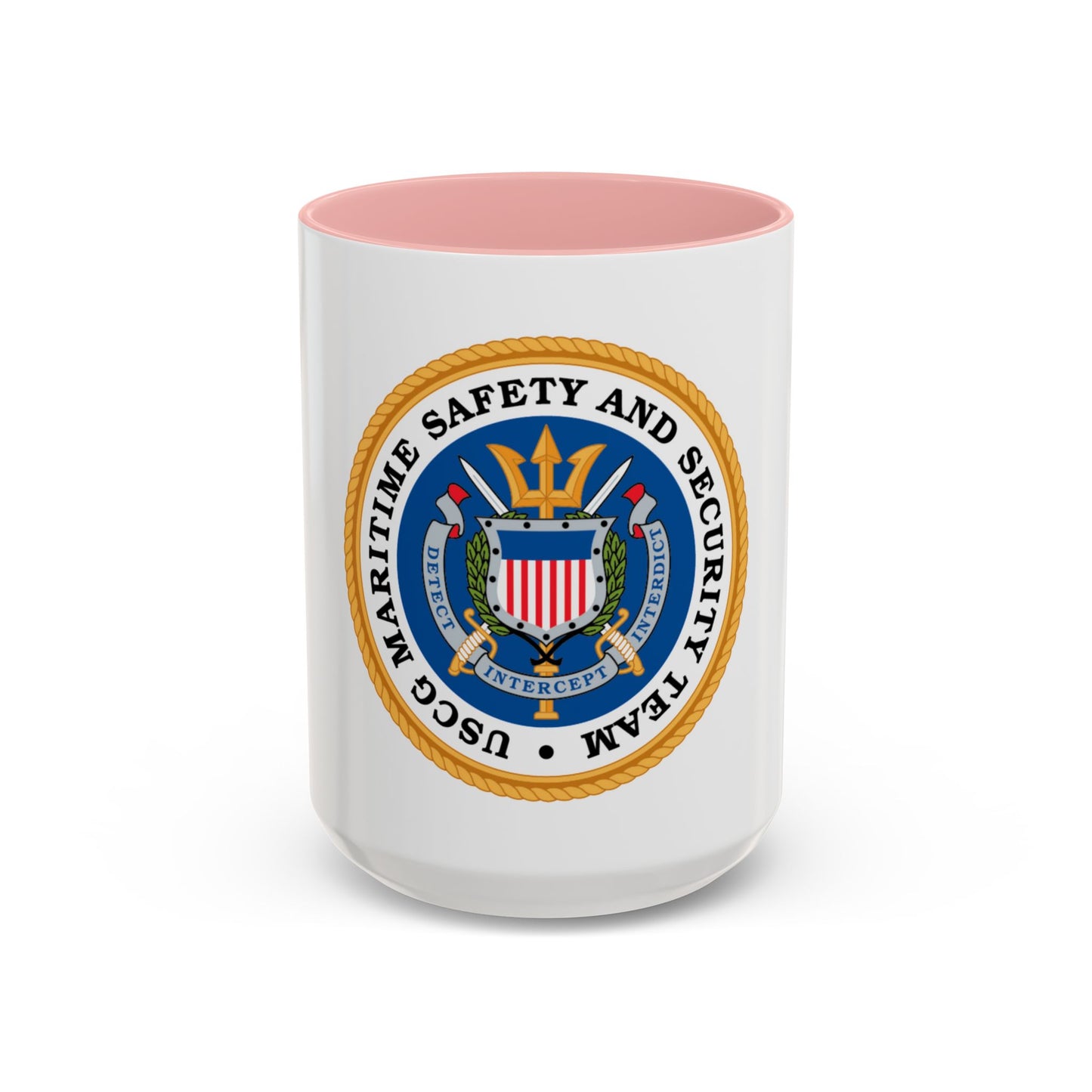 CG Maritime Safety & Security Team (U.S. Coast Guard) Accent Coffee Mug