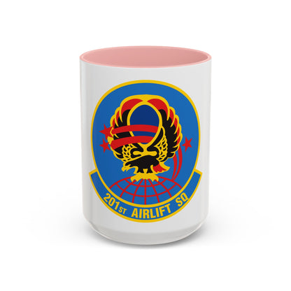 201 Airlift Squadron (U.S. Air Force) Accent Coffee Mug