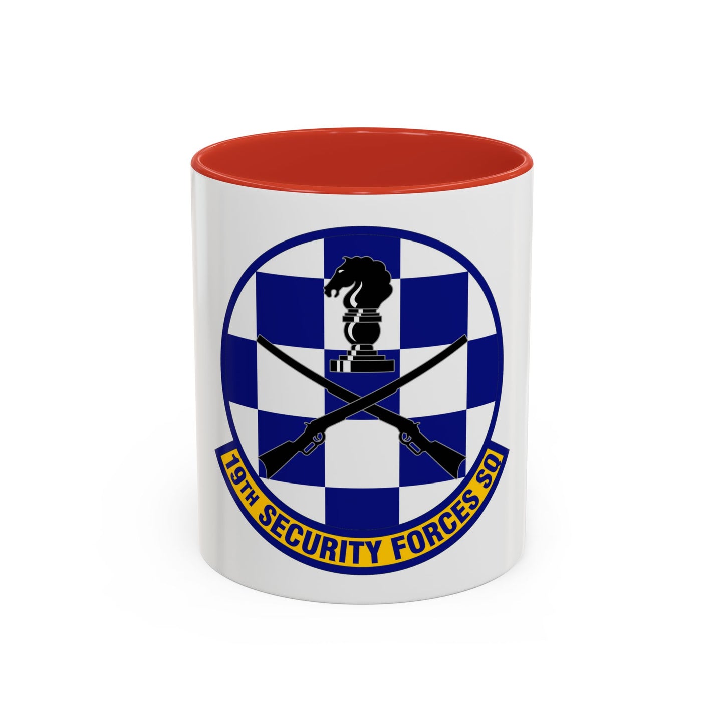 19 Security Forces Squadron AMC (U.S. Air Force) Accent Coffee Mug