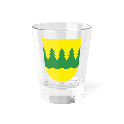 Kainuu.vaakuna (Finland) (Coat of Arms) Shot Glass 1.5oz