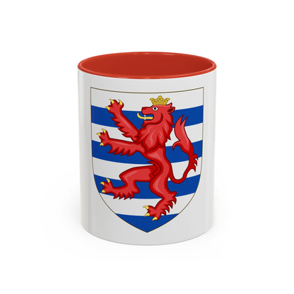 Coat of Arms of the House of Lusignan (Kings of Cyprus) - Accent Coffee Mug