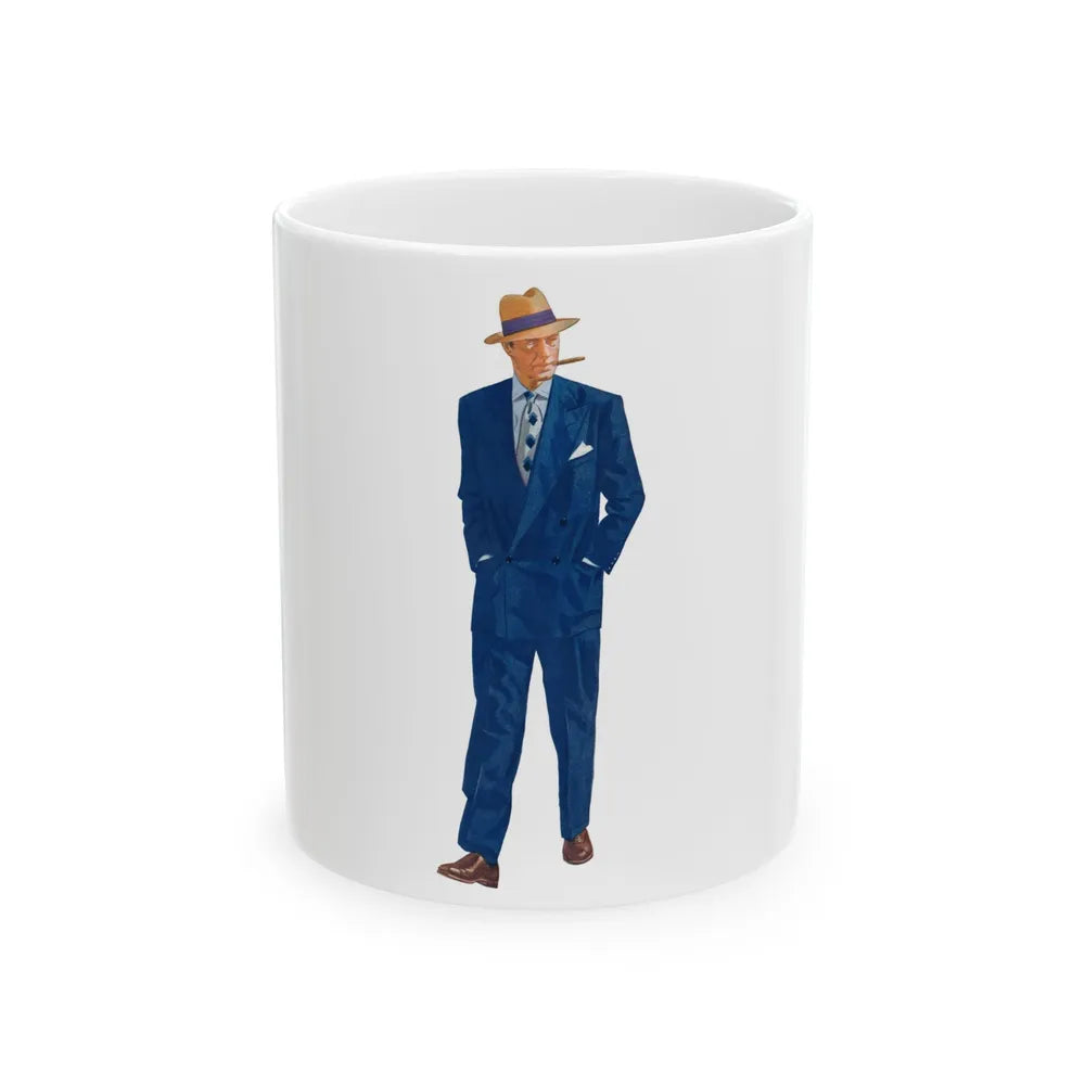 Fashion Illustration, Esquire magazine, 1949 (1) - White Coffee Mug-11oz-Go Mug Yourself