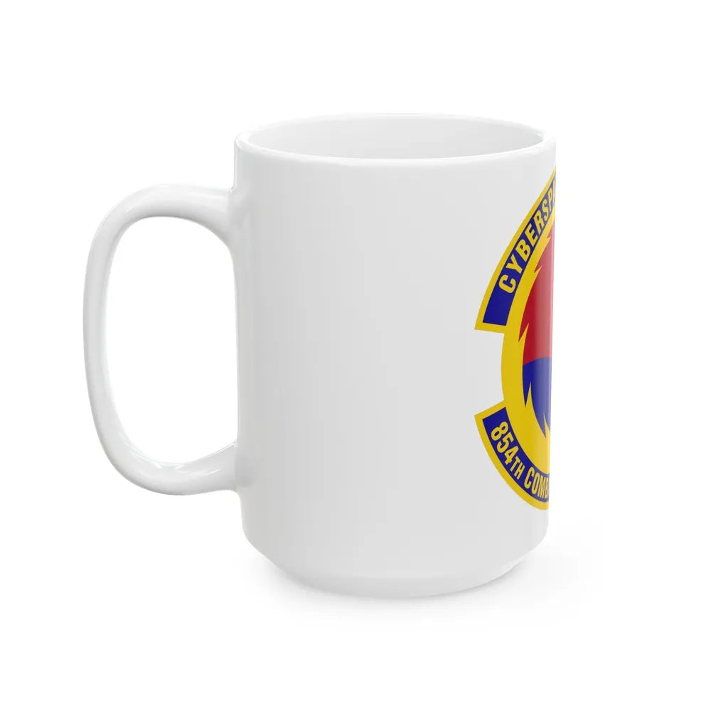 854 Combat Operations Squadron AFRC (U.S. Air Force) White Coffee Mug-Go Mug Yourself