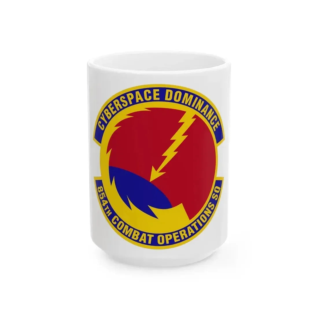 854 Combat Operations Squadron AFRC (U.S. Air Force) White Coffee Mug 15oz - Go Mug Yourself