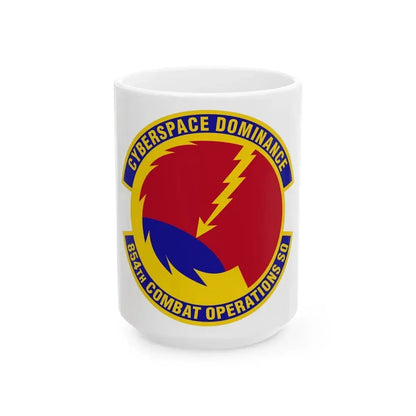 854 Combat Operations Squadron AFRC (U.S. Air Force) White Coffee Mug 15oz - Go Mug Yourself