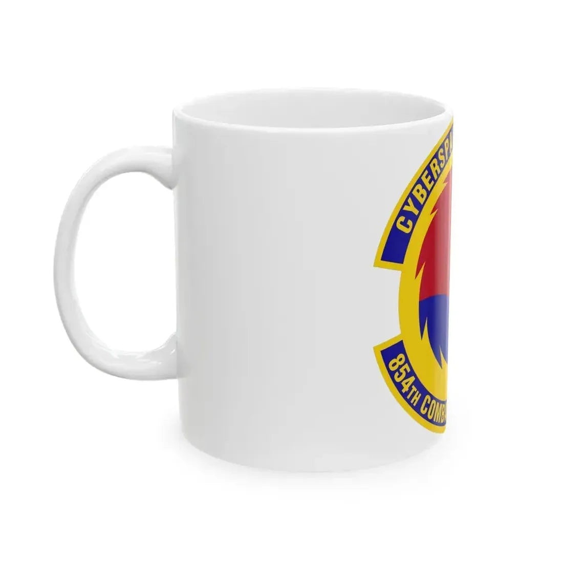854 Combat Operations Squadron AFRC (U.S. Air Force) White Coffee Mug - Go Mug Yourself