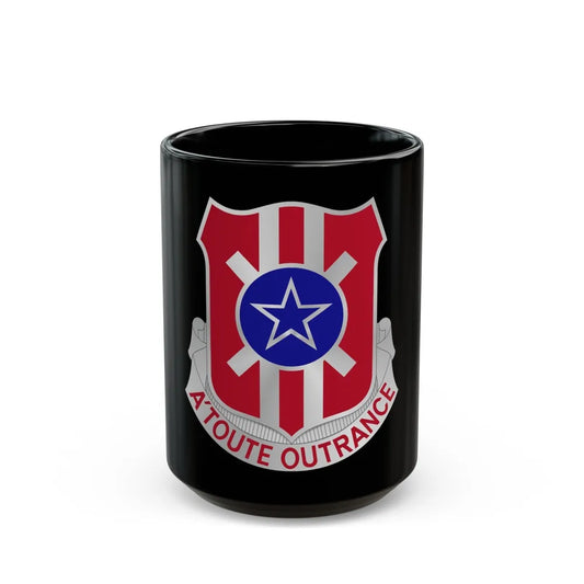 854 Engineer Battalion (U.S. Army) Black Coffee Mug-15oz-Go Mug Yourself