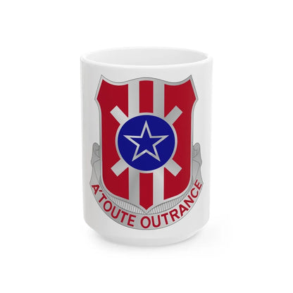 854 Engineer Battalion (U.S. Army) White Coffee Mug-15oz-Go Mug Yourself