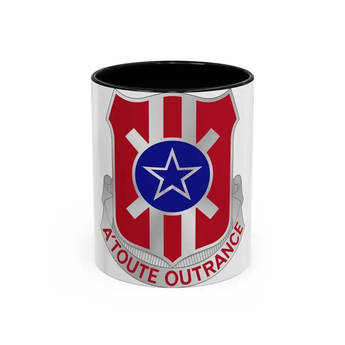 854 Engineer Battalion (U.S. Army) Accent Coffee Mug 11oz Black - Go Mug Yourself