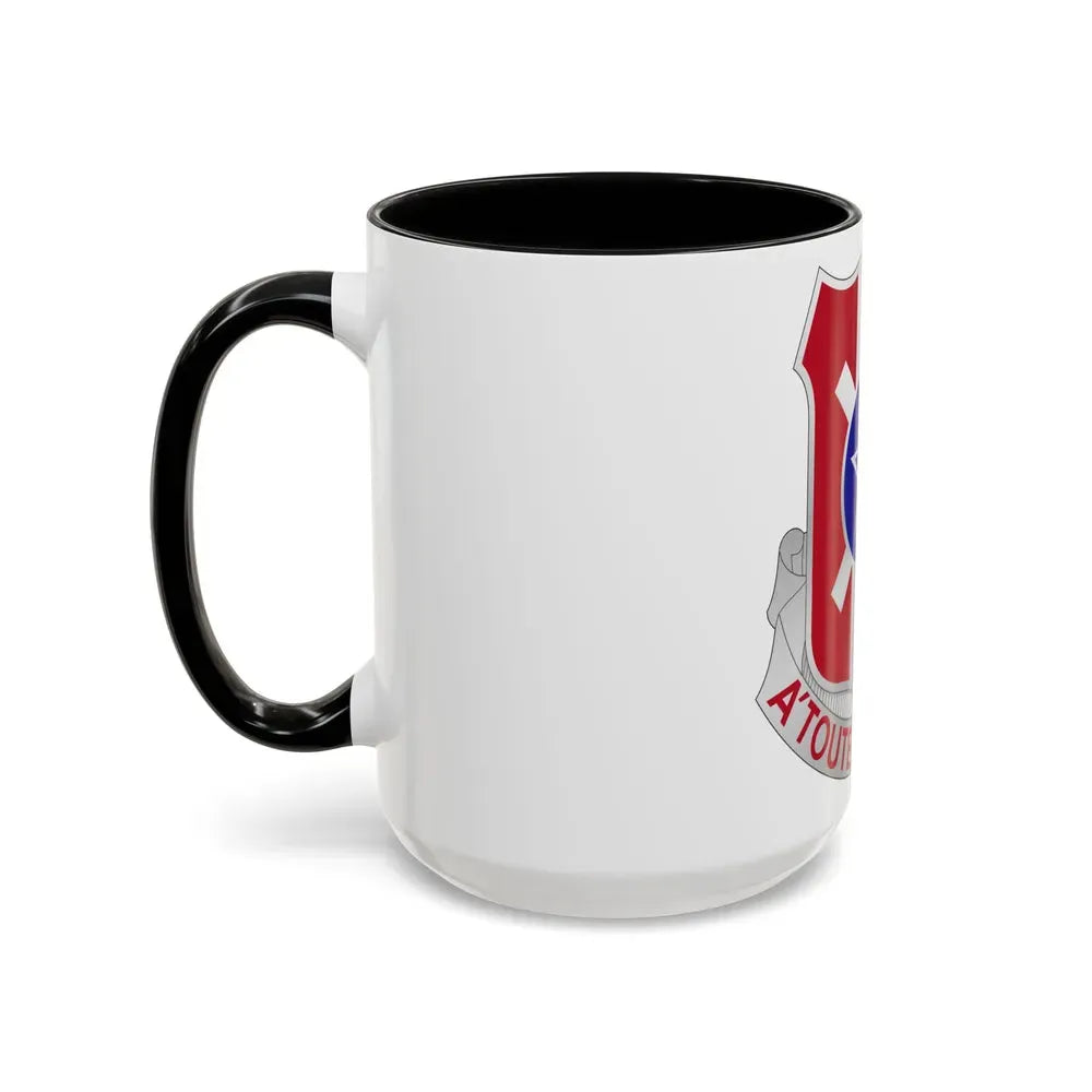 854 Engineer Battalion (U.S. Army) Accent Coffee Mug - Go Mug Yourself