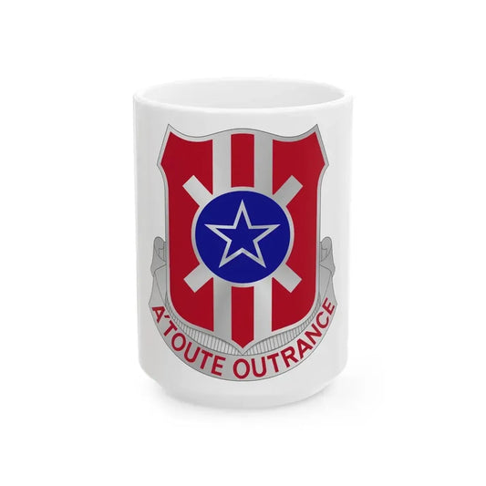 854 Engineer Battalion (U.S. Army) White Coffee Mug 15oz - Go Mug Yourself