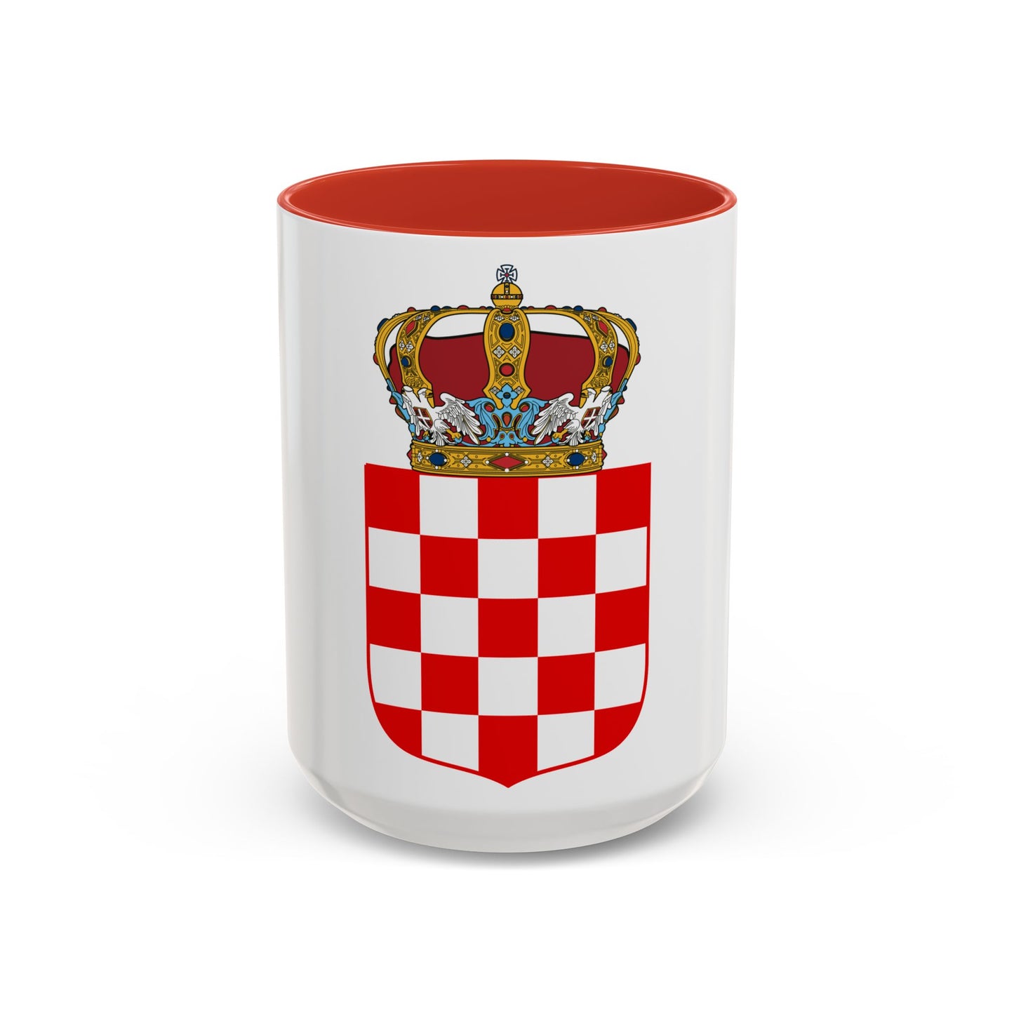 Coat of Arms of the Banate of Croatia - Accent Coffee Mug