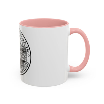 Seal of New Bedford Massachusetts - Accent Coffee Mug