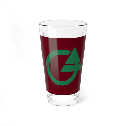 Flag of Chizu Tottori (Japan) Pint Glass 16oz