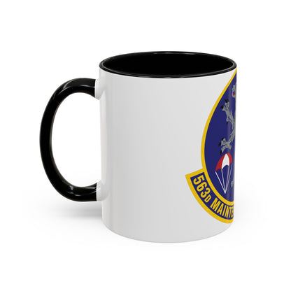 563d Maintenance Squadron (U.S. Air Force) Accent Coffee Mug