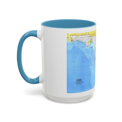 USA - Florida 1 (1973) (Map) Accent Coffee Mug