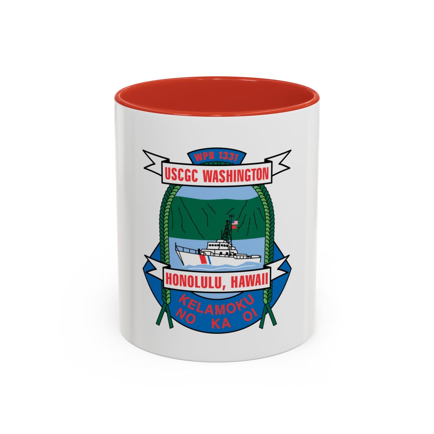 USCGC Washington WPB 1331 Honolulu Hawaii (U.S. Coast Guard) Accent Coffee Mug