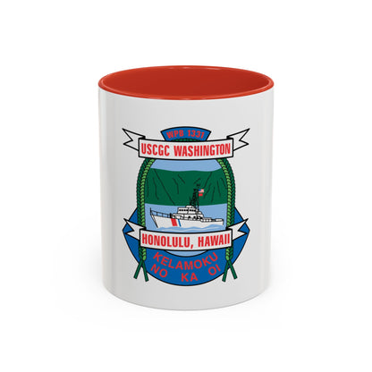 USCGC Washington WPB 1331 Honolulu Hawaii (U.S. Coast Guard) Accent Coffee Mug