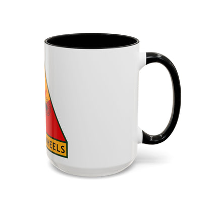 2nd Armored Division (U.S. Army) Accent Coffee Mug