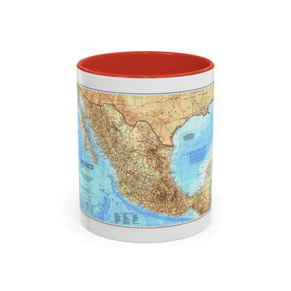 North America - Mexico (1994) (Map) Accent Coffee Mug