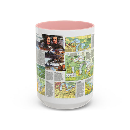 Canada - The Great Lakes 2 (1987) (Map) Accent Coffee Mug
