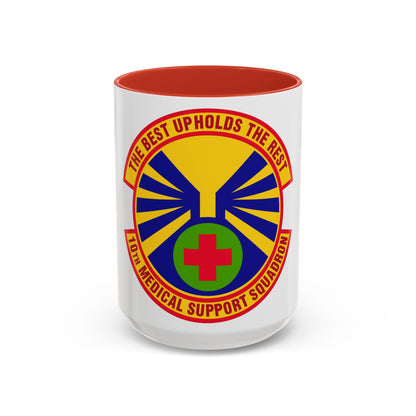 10th Medical Support Squadron (U.S. Air Force) Accent Coffee Mug