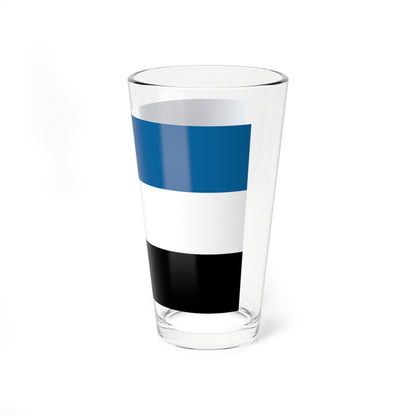 Manchurian Tricolor Flag (China) Pint Glass 16oz