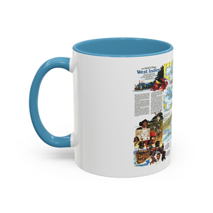 West Indies 2 (1987) (Map) Accent Coffee Mug
