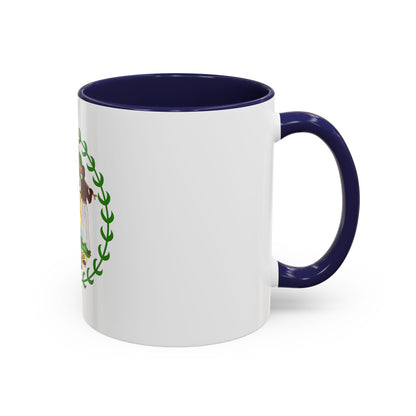 Coat of arms of Belize - Accent Coffee Mug