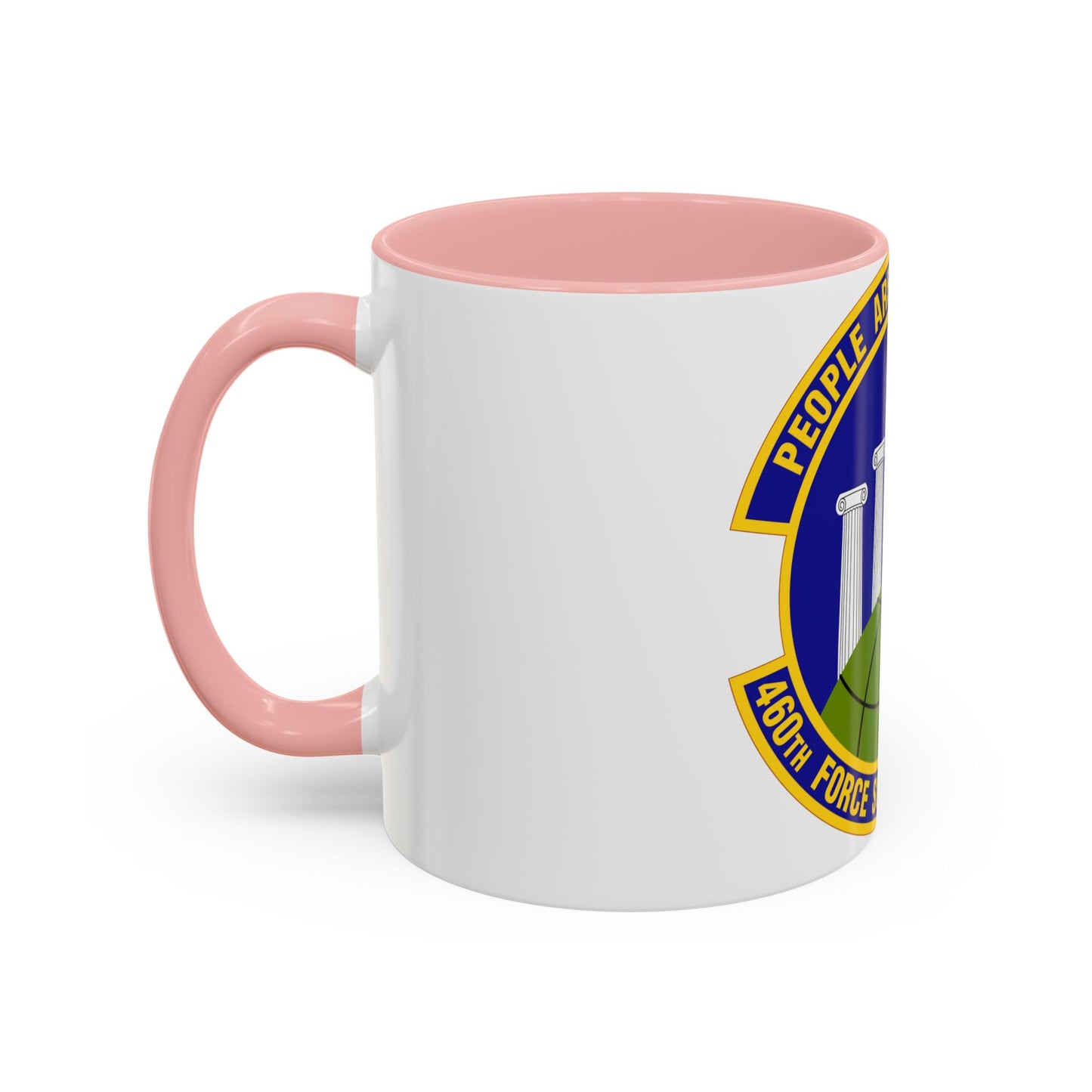 460 Force Support Squadron AFSPC (U.S. Air Force) Accent Coffee Mug