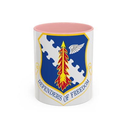 182d Airlift Wing insignia AFD 080128 056 (U.S. Air Force) Accent Coffee Mug