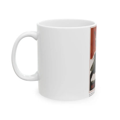 Soviet Era Poster 530 - White Coffee Mug-Go Mug Yourself