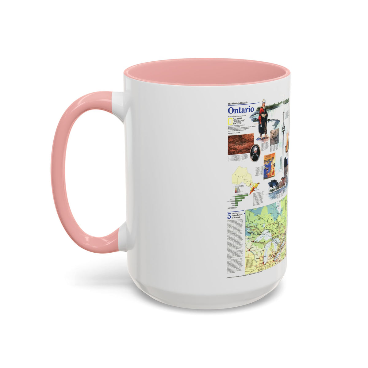 Canada - Ontario 2 (1996) (Map) Accent Coffee Mug