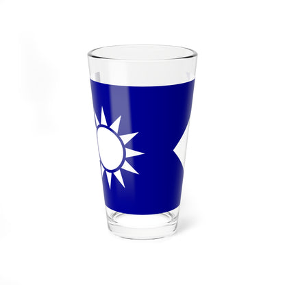 ROCN Commodores Flag 1912 (China) Pint Glass 16oz