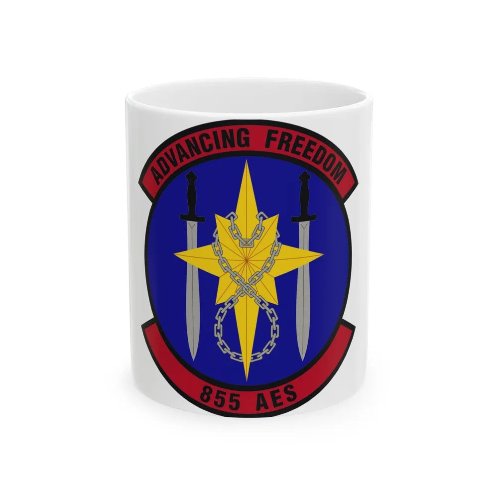 855th Air Expeditionary Squadron (U.S. Air Force) White Coffee Mug-11oz-Go Mug Yourself