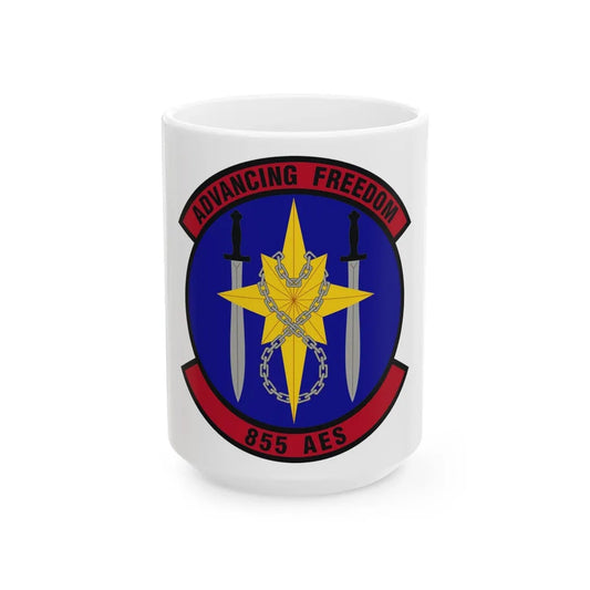 855th Air Expeditionary Squadron (U.S. Air Force) White Coffee Mug-15oz-Go Mug Yourself