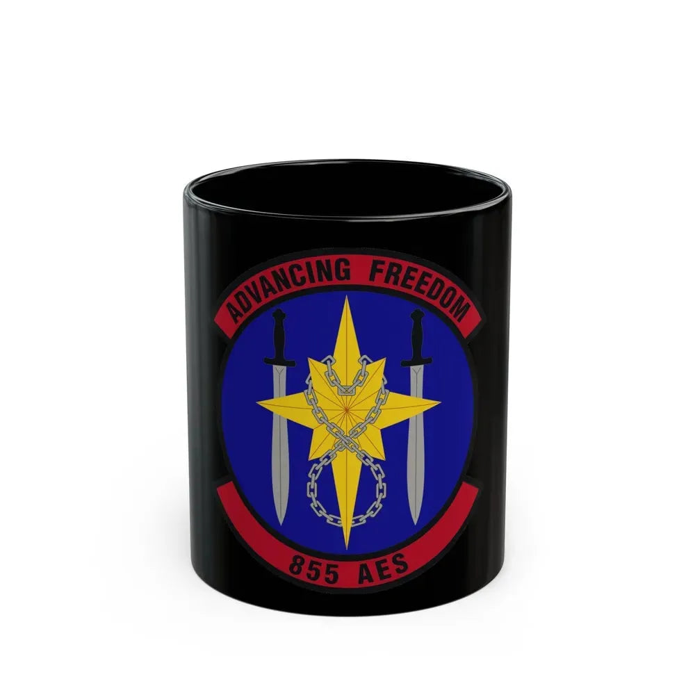855th Air Expeditionary Squadron (U.S. Air Force) Black Coffee Mug 11oz - Go Mug Yourself