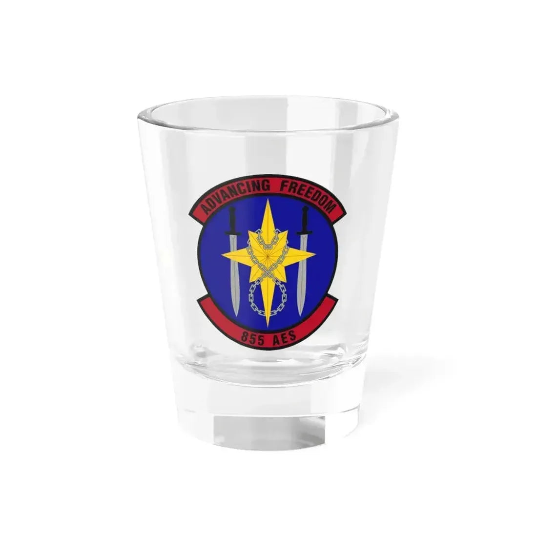 855th Air Expeditionary Squadron (U.S. Air Force) Shot Glass 1.5oz 1.5oz - Go Mug Yourself