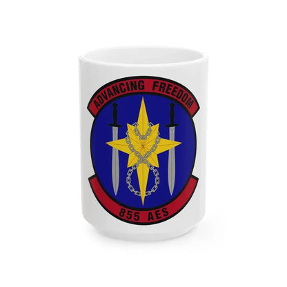 855th Air Expeditionary Squadron (U.S. Air Force) White Coffee Mug 15oz - Go Mug Yourself