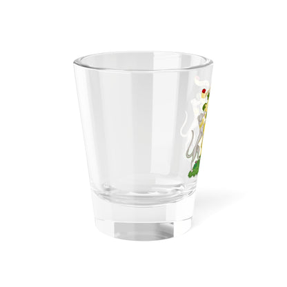 Hunter of Hunterston coat of arms (Scotland) (Coat of Arms) Shot Glass 1.5oz
