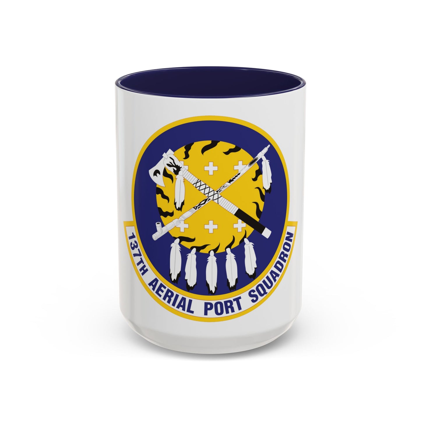 137th Aerial Port Squadron (U.S. Air Force) Accent Coffee Mug