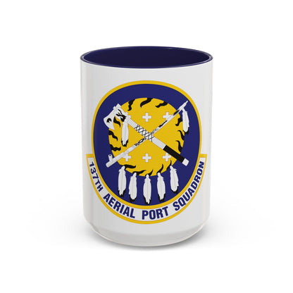 137th Aerial Port Squadron (U.S. Air Force) Accent Coffee Mug