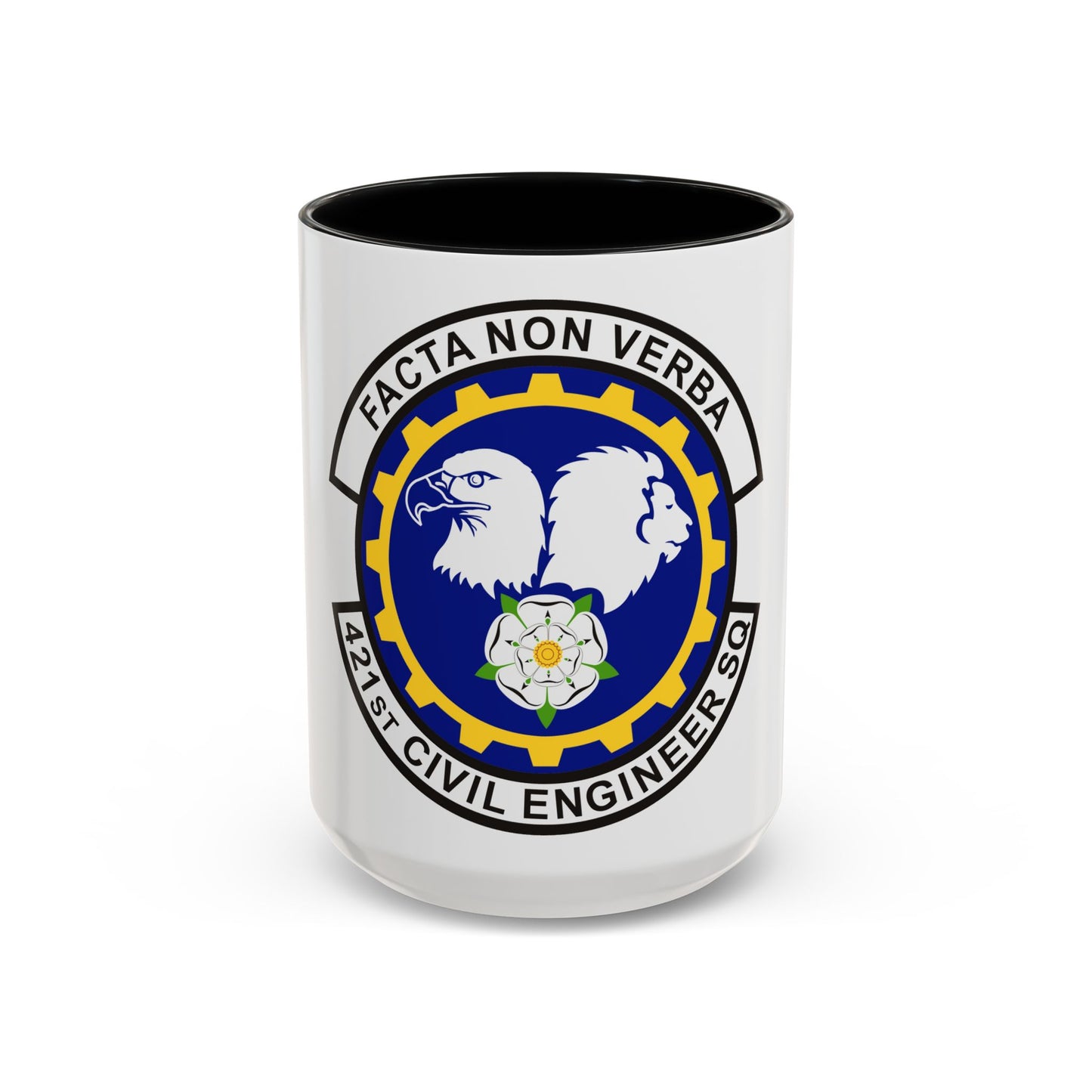 421st Civil Engineer Squadron (U.S. Air Force) Accent Coffee Mug