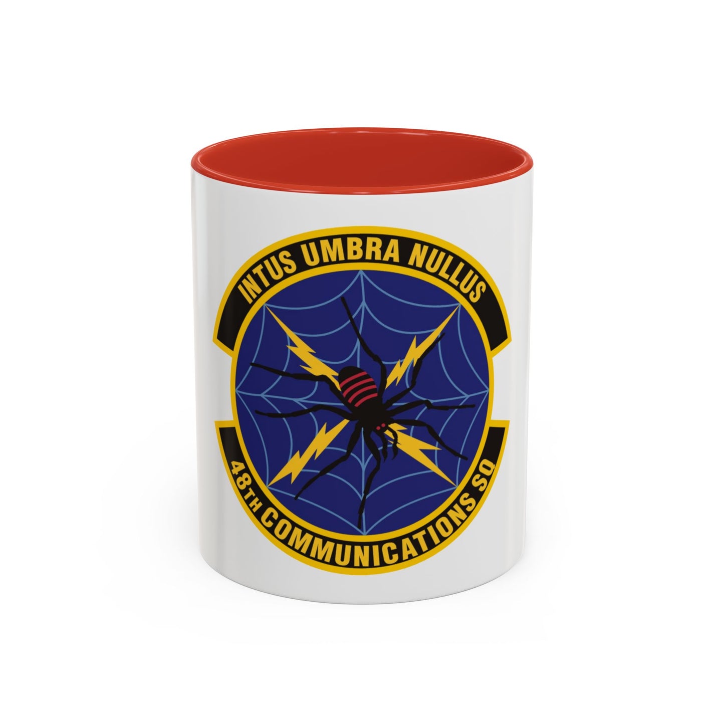 48 Communications Squadron USAFE (U.S. Air Force) Accent Coffee Mug