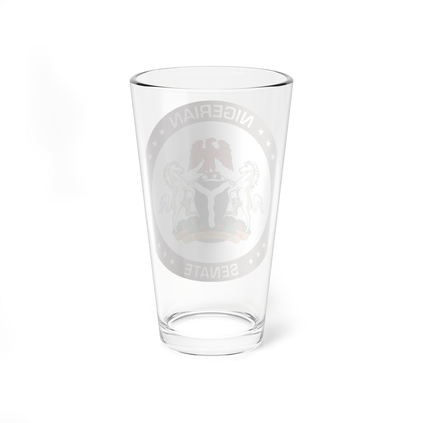 Seal of the Senate of Nigeria (Niger) (Coat of Arms) Pint Glass 16oz