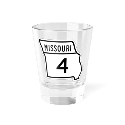 MO-4 1948 (Missouri) (Road Sign) Shot Glass 1.5oz
