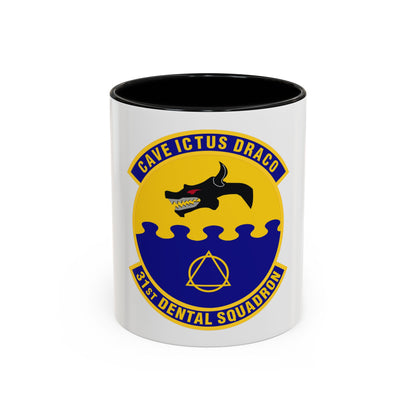 31st Dental Squadron (U.S. Air Force) Accent Coffee Mug