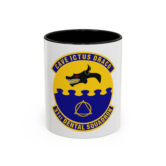 31st Dental Squadron (U.S. Air Force) Accent Coffee Mug