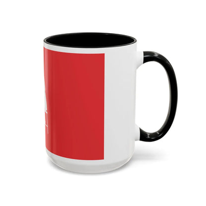 Flag of Horningsea UK - Accent Coffee Mug-Go Mug Yourself